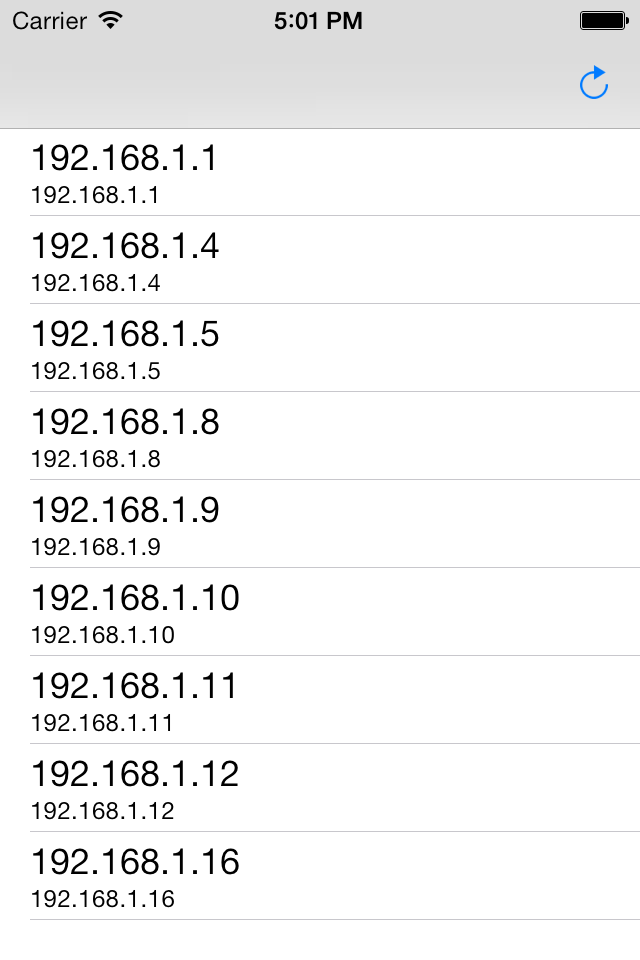 GitHub mongizaidi/LANScan An iOS Local Area Network Scanner